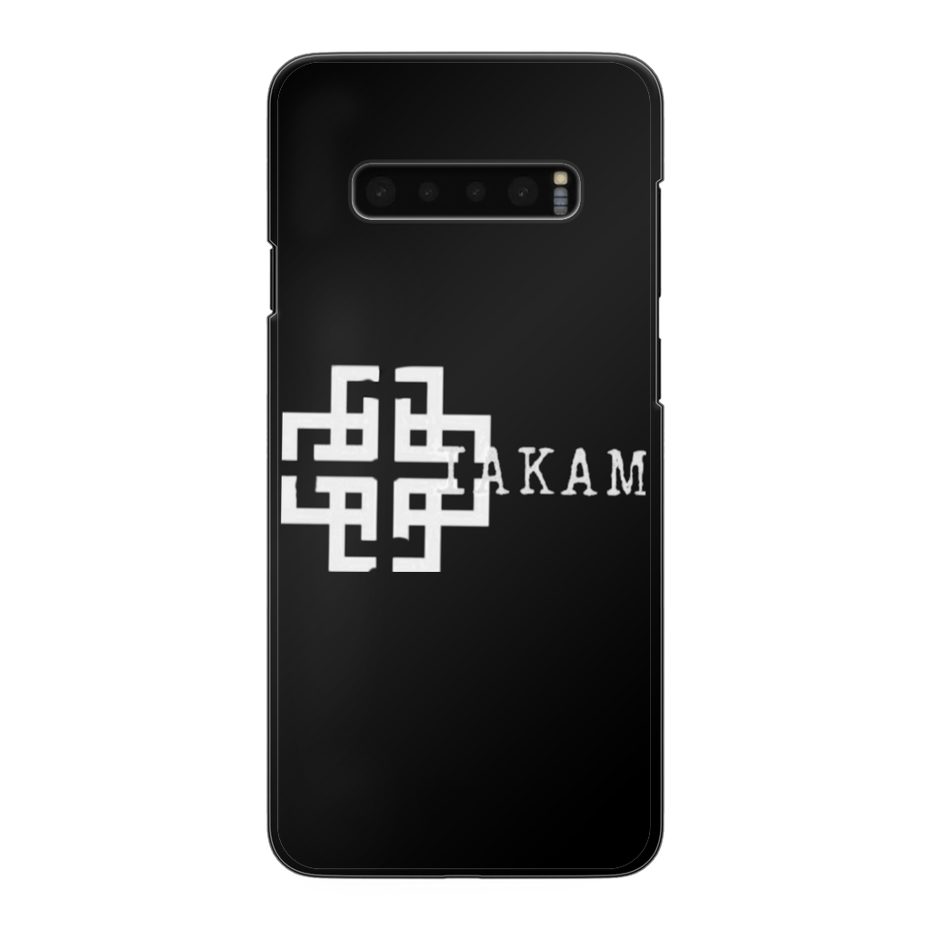 KAM S9 Back Printed Black Hard Phone Case - IAKAM