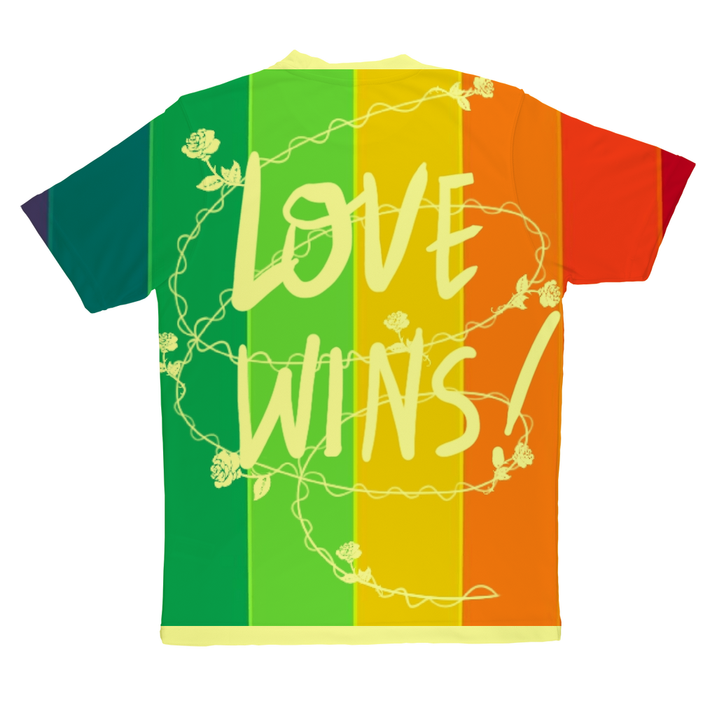 Love Wins Sublimation Performance Adult T-Shirt - IAKAM