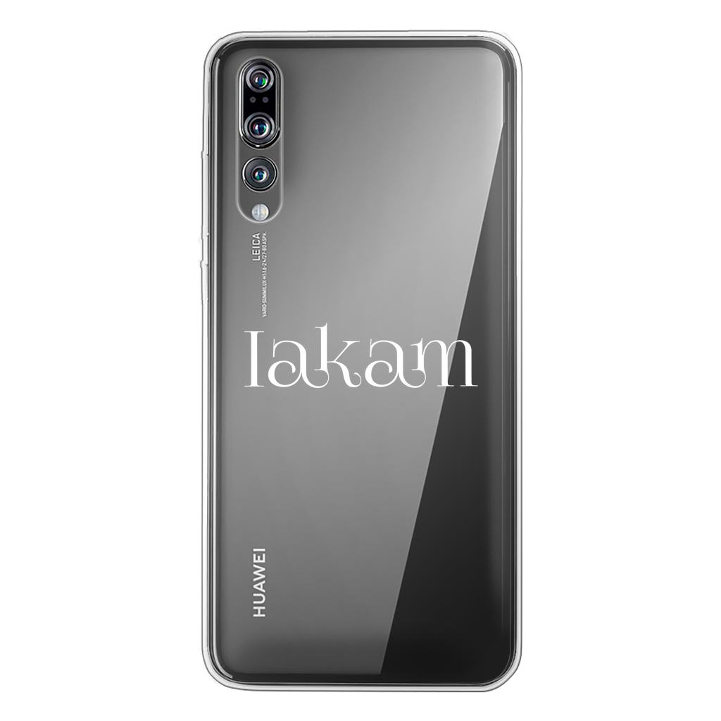 Iakam collec Back Printed Transparent Soft Phone Case - IAKAM