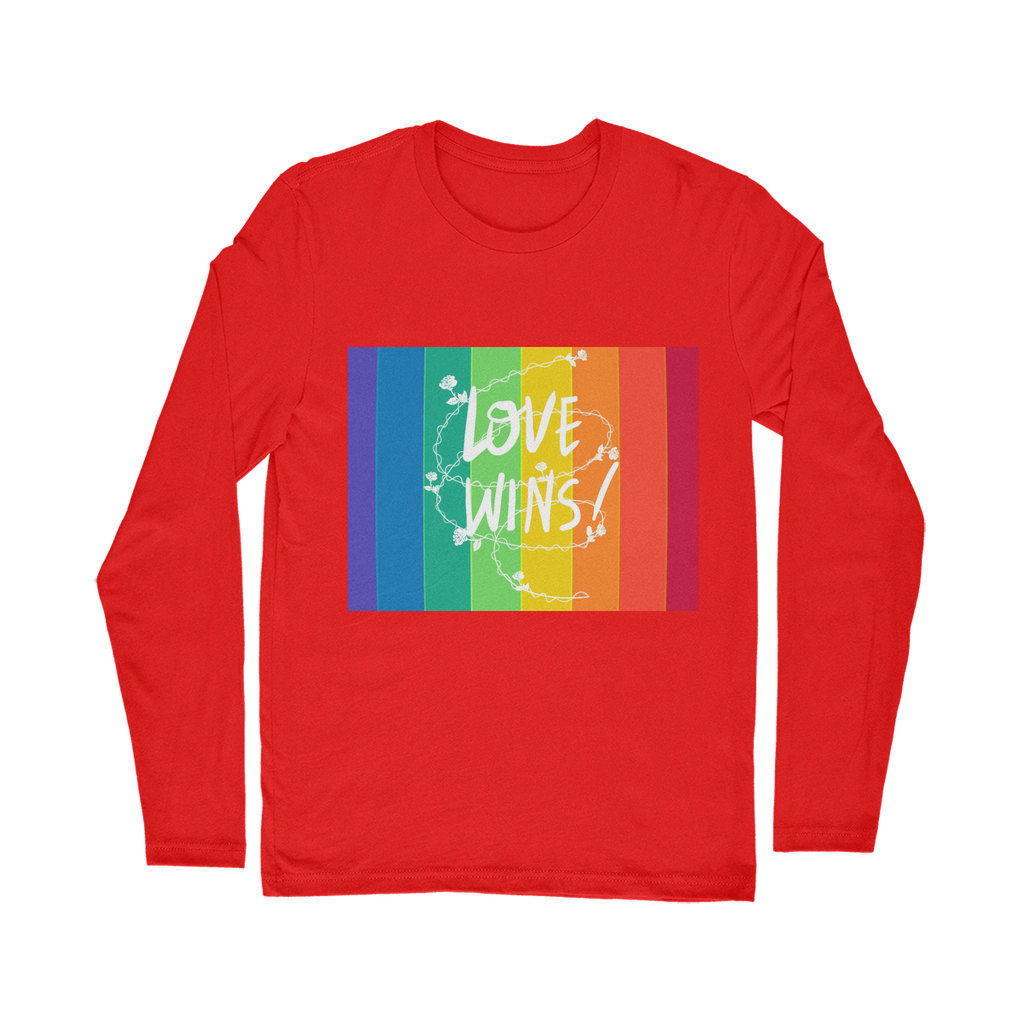 Love Wins Classic Long Sleeve T-Shirt - IAKAM