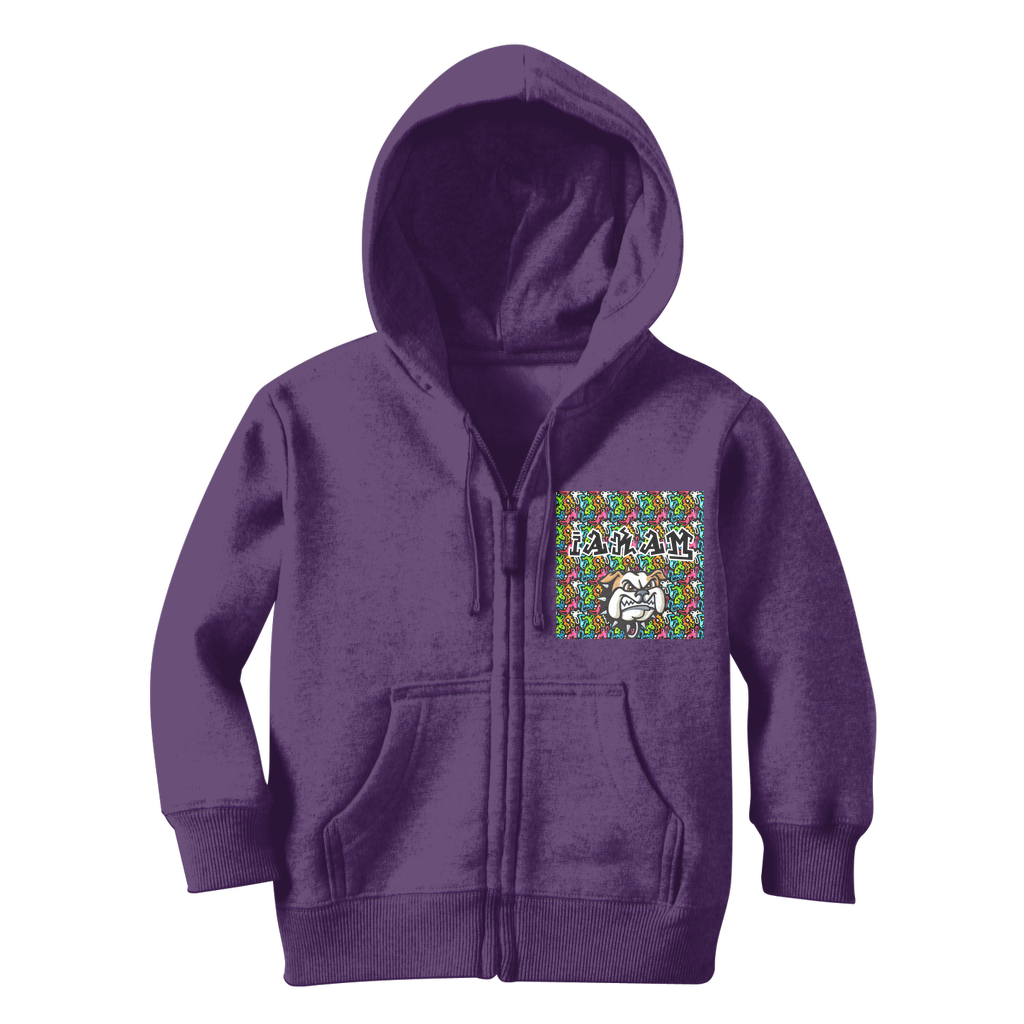 IAKAM DOG Classic Kids Zip Hoodie - IAKAM