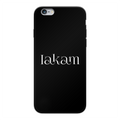 Iakam collec Back Printed Black Soft Phone Case - IAKAM