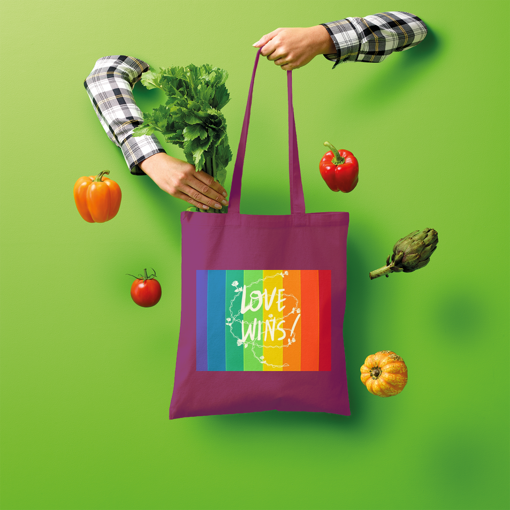 Love Wins Shopper Tote Bag - IAKAM