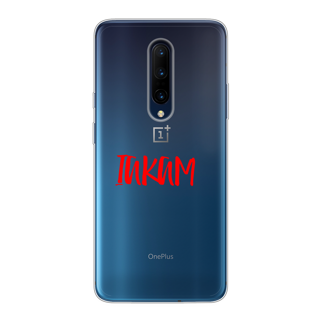 IAKAM Red Back Printed Transparent Soft Phone Case - IAKAM
