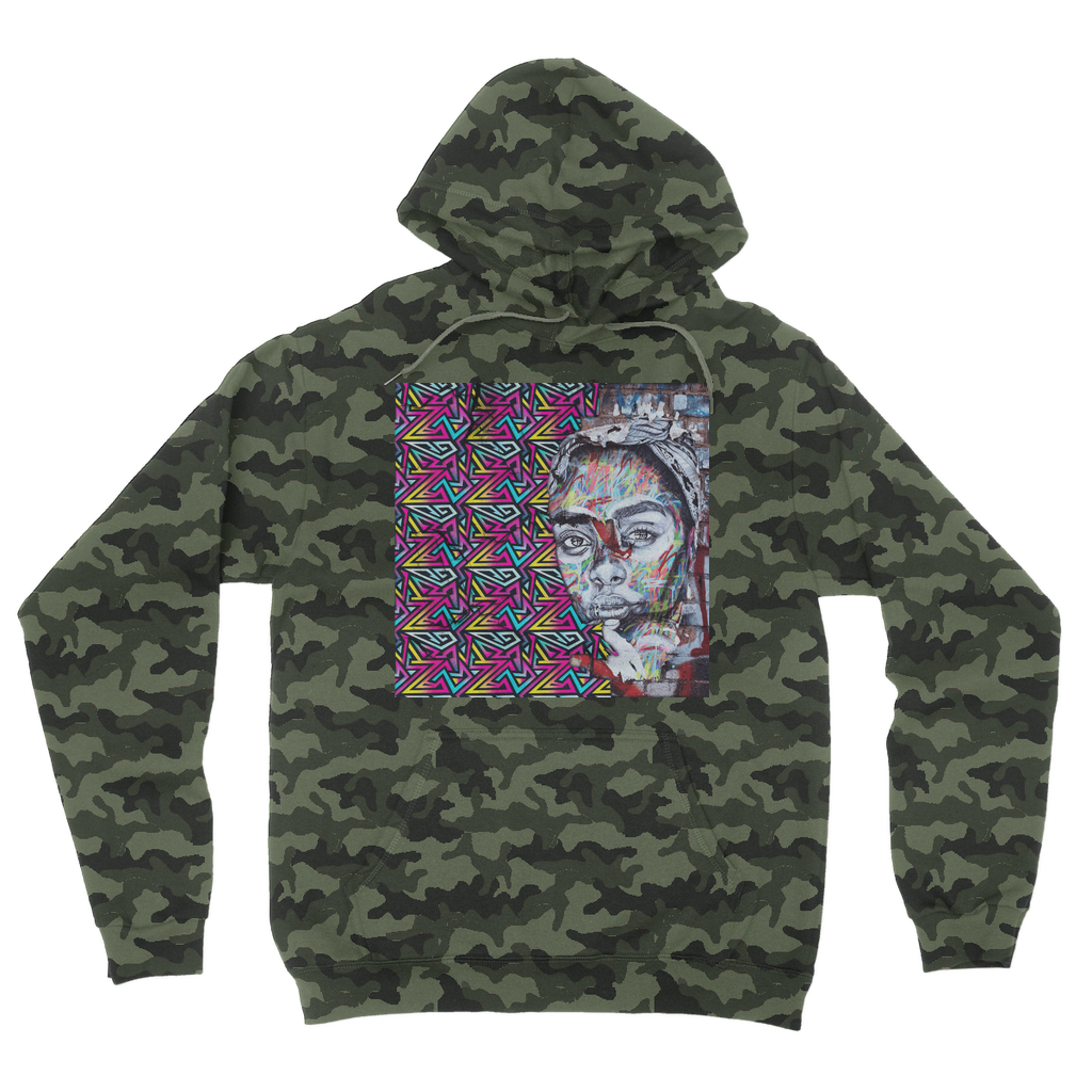 Beauty Camouflage Adult Hoodie - IAKAM
