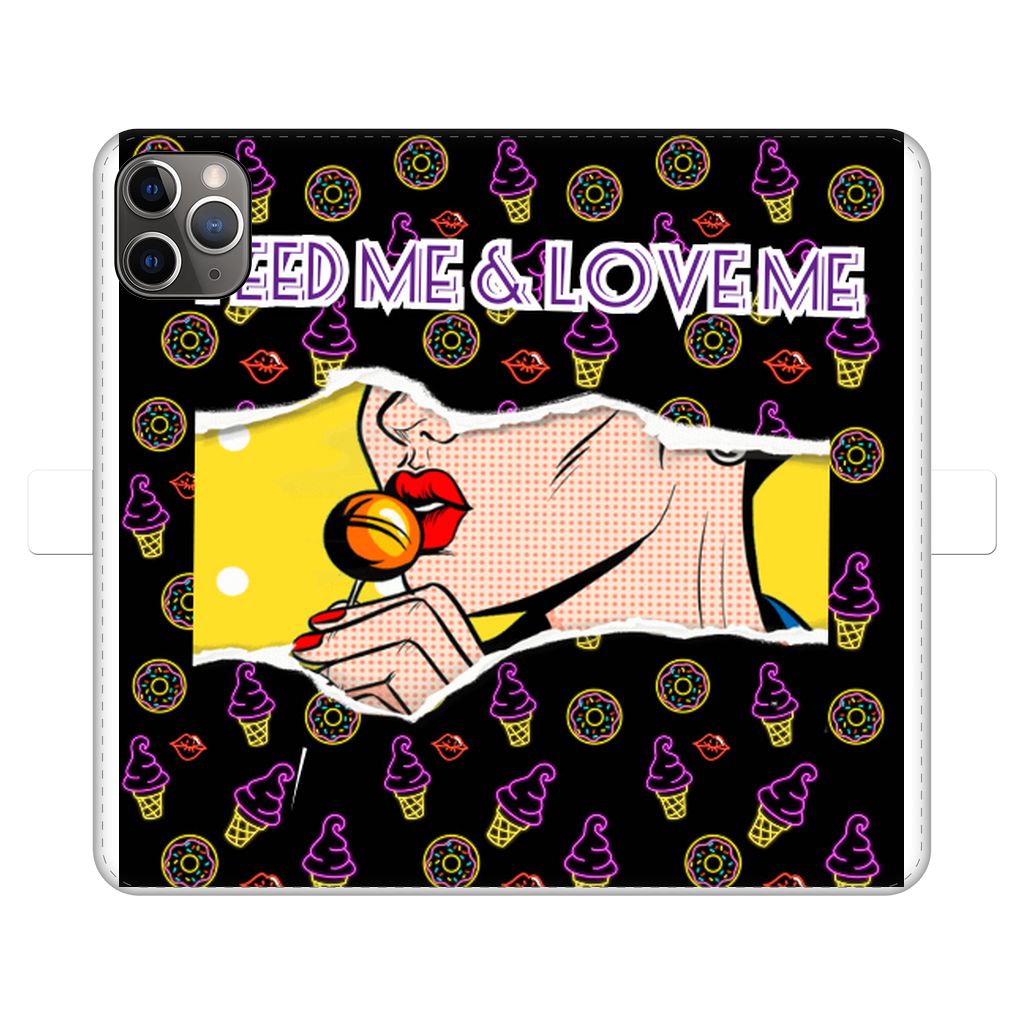 Feed Me Love Me Fully Printed Wallet Cases - IAKAM