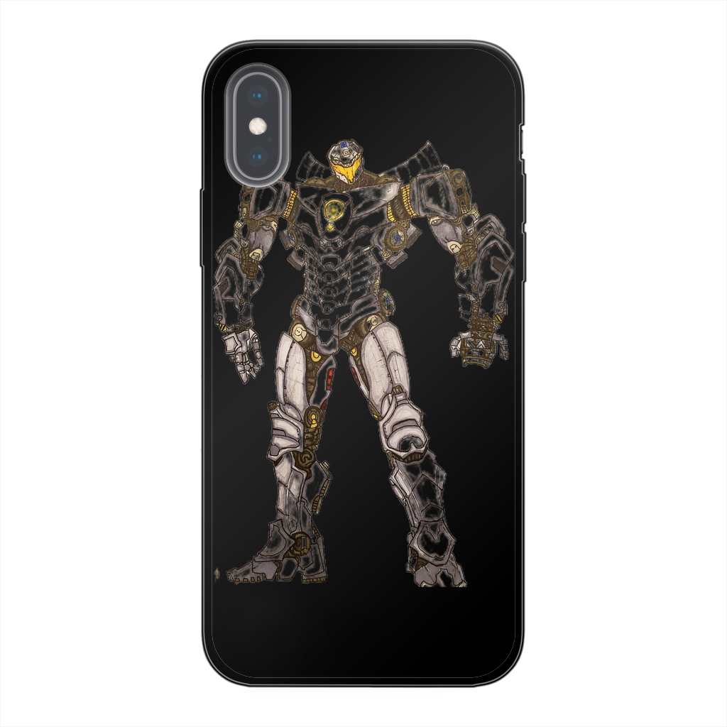 Rimitron Back Printed Black Soft Phone Case - IAKAM