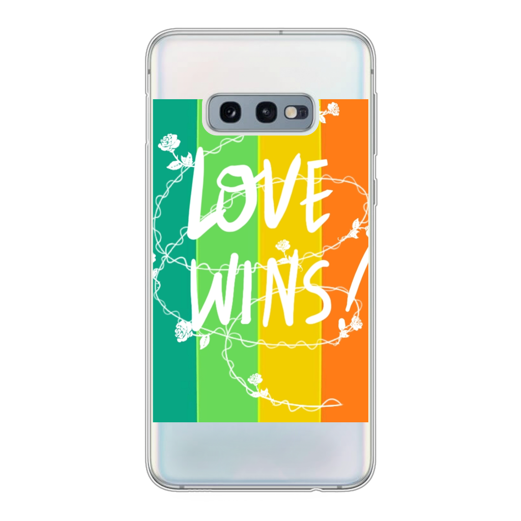Love Wins Back Printed Transparent Soft Phone Case - IAKAM