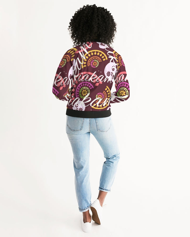 Crazy Skull 1 Women's Bomber Jacket - IAKAM
