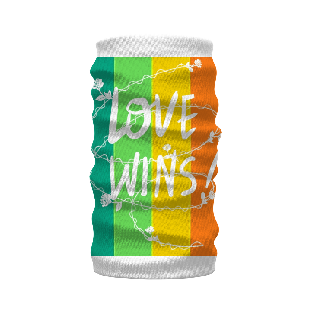 Love Wins Sublimation Neck Warmer Morf Scarf - IAKAM