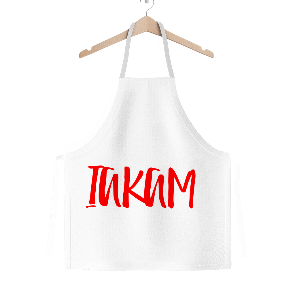 IAKAM Red Classic Sublimation Adult Apron - IAKAM