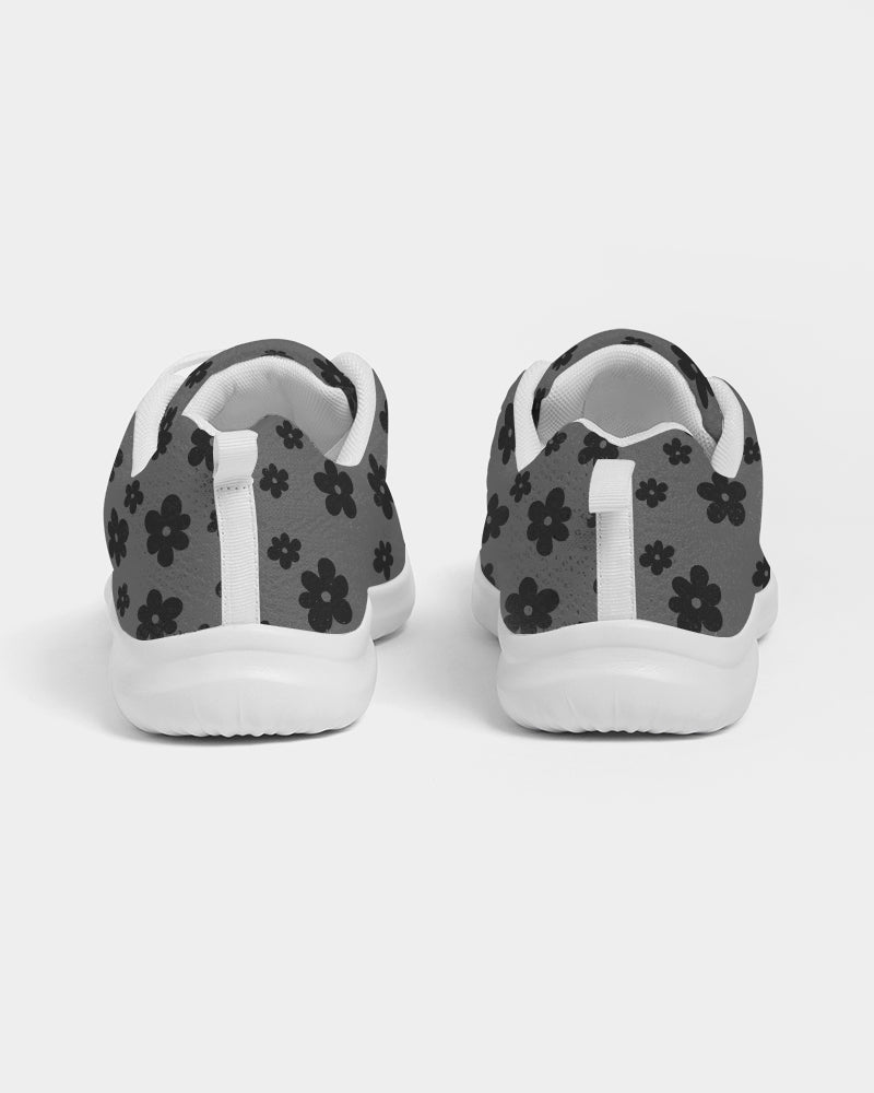 Flower Pattern Women's Athletic Shoe - IAKAM
