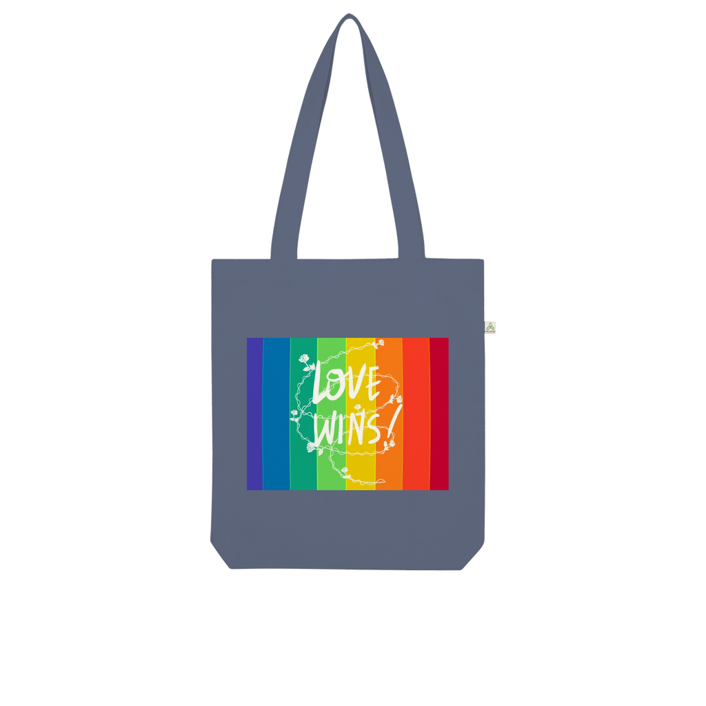 Love Wins Organic Tote Bag - IAKAM