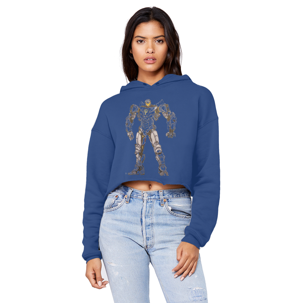 Rimitron Unisex Cropped Raw Edge Boyfriend Hoodie - IAKAM