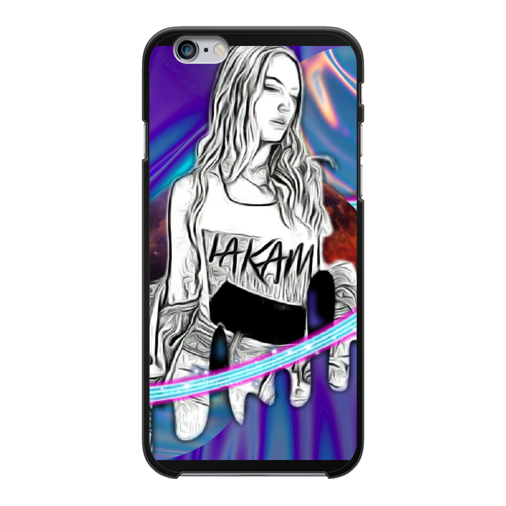 Outerspace3 Back Printed Black Hard Phone Case - IAKAM