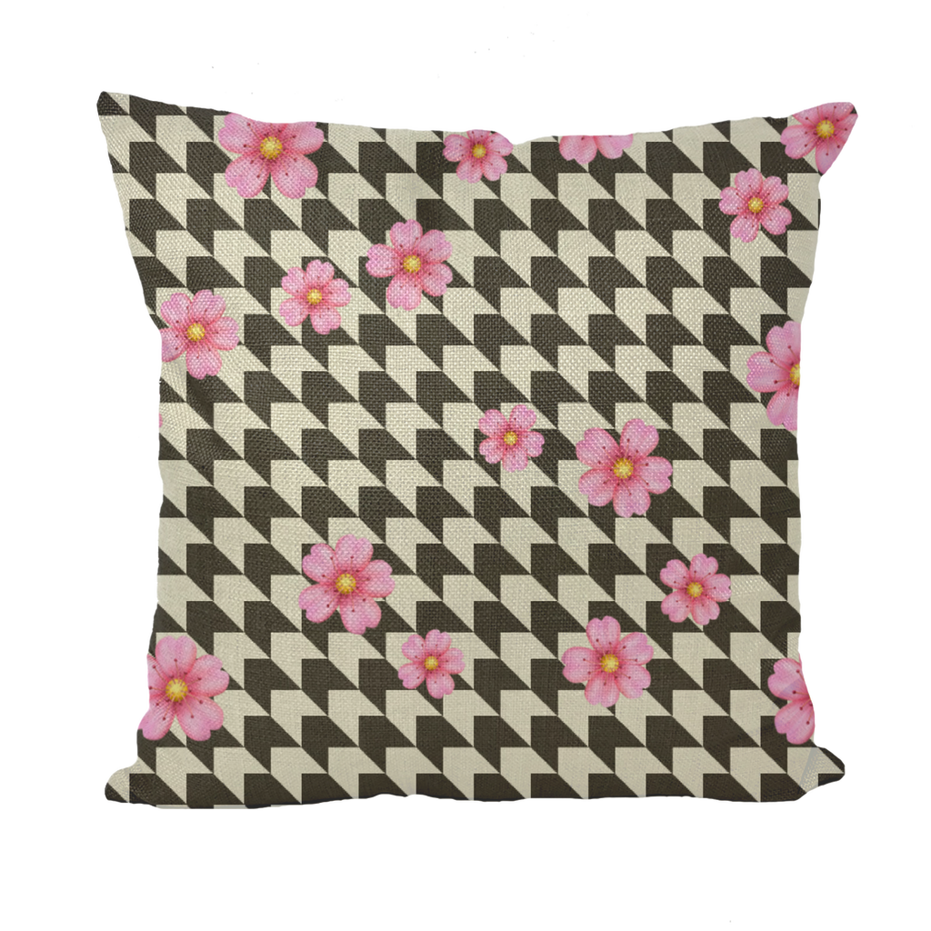 FLOWER PAT Throw Pillows - IAKAM