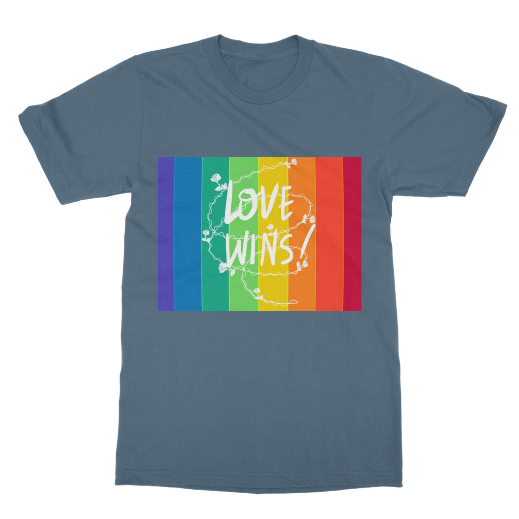 Love Wins Classic Adult T-Shirt - IAKAM