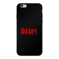 IAKAM Red Back Printed Black Soft Phone Case - IAKAM