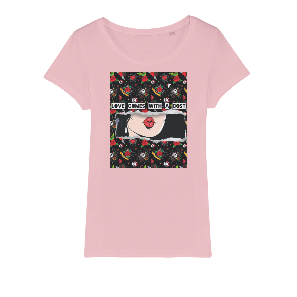 Love Cost Organic Jersey Womens T-Shirt - IAKAM