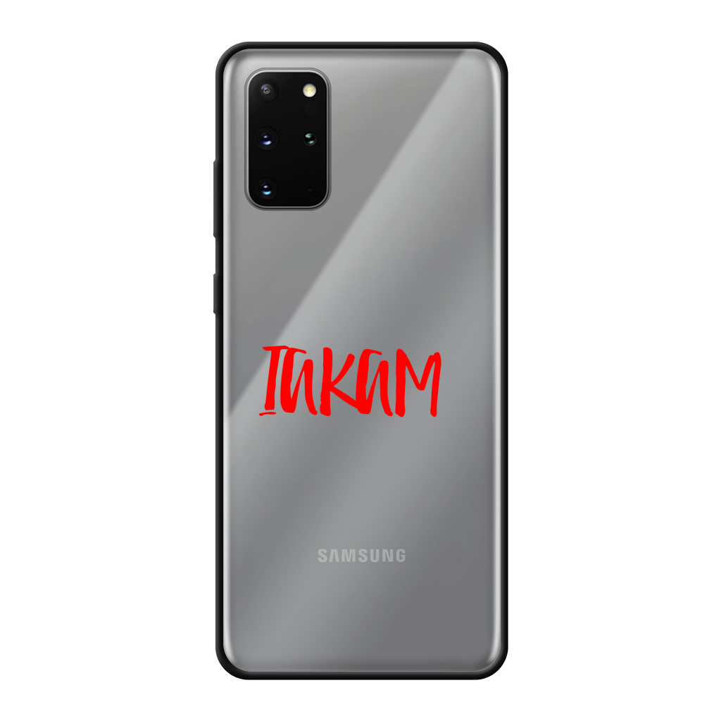 IAKAM Red Back Printed Black Soft Phone Case - IAKAM