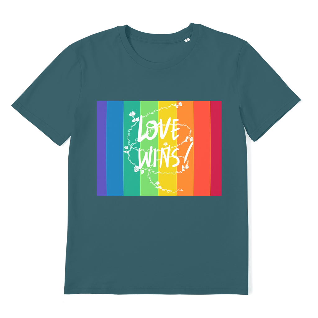 Love Wins Premium Organic Adult T-Shirt - IAKAM