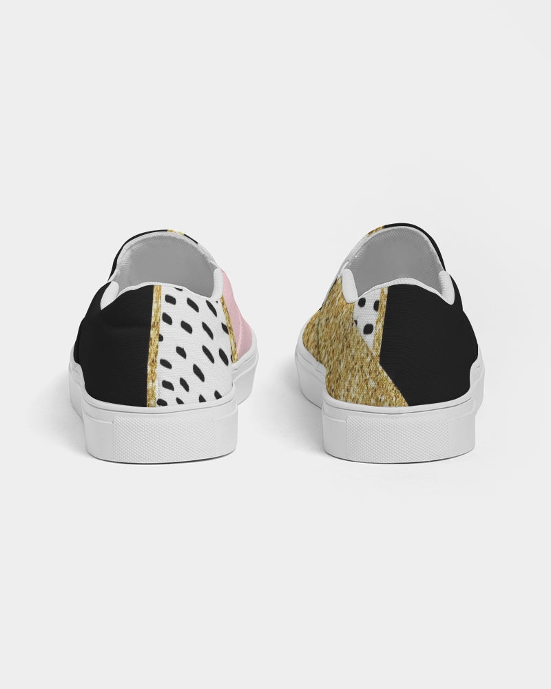 Classy Women's Slip-On Canvas Shoe - IAKAM