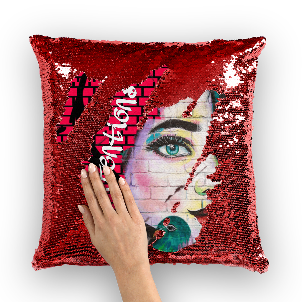 GGBI Sequin Cushion Cover Pillow - IAKAM