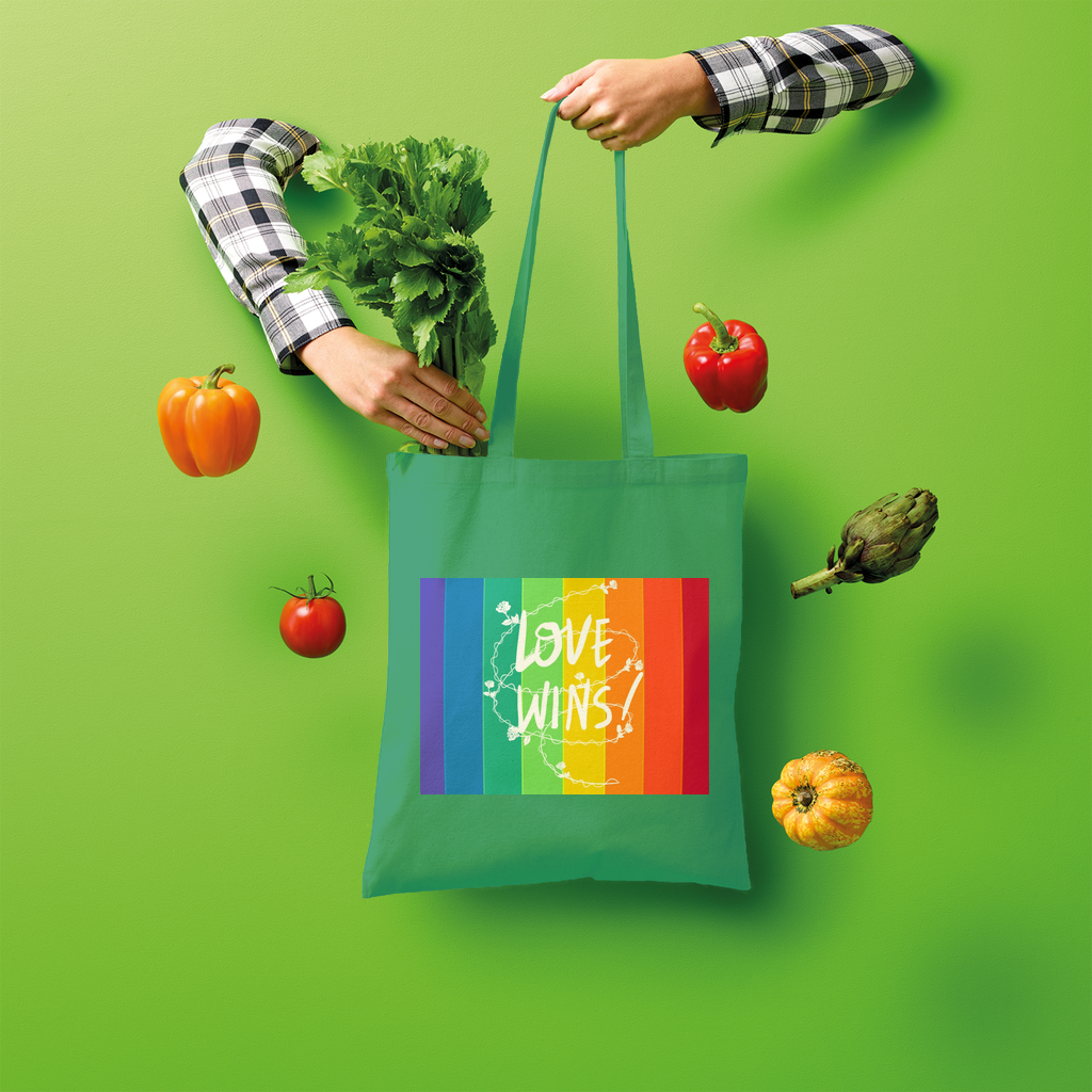 Love Wins Shopper Tote Bag - IAKAM