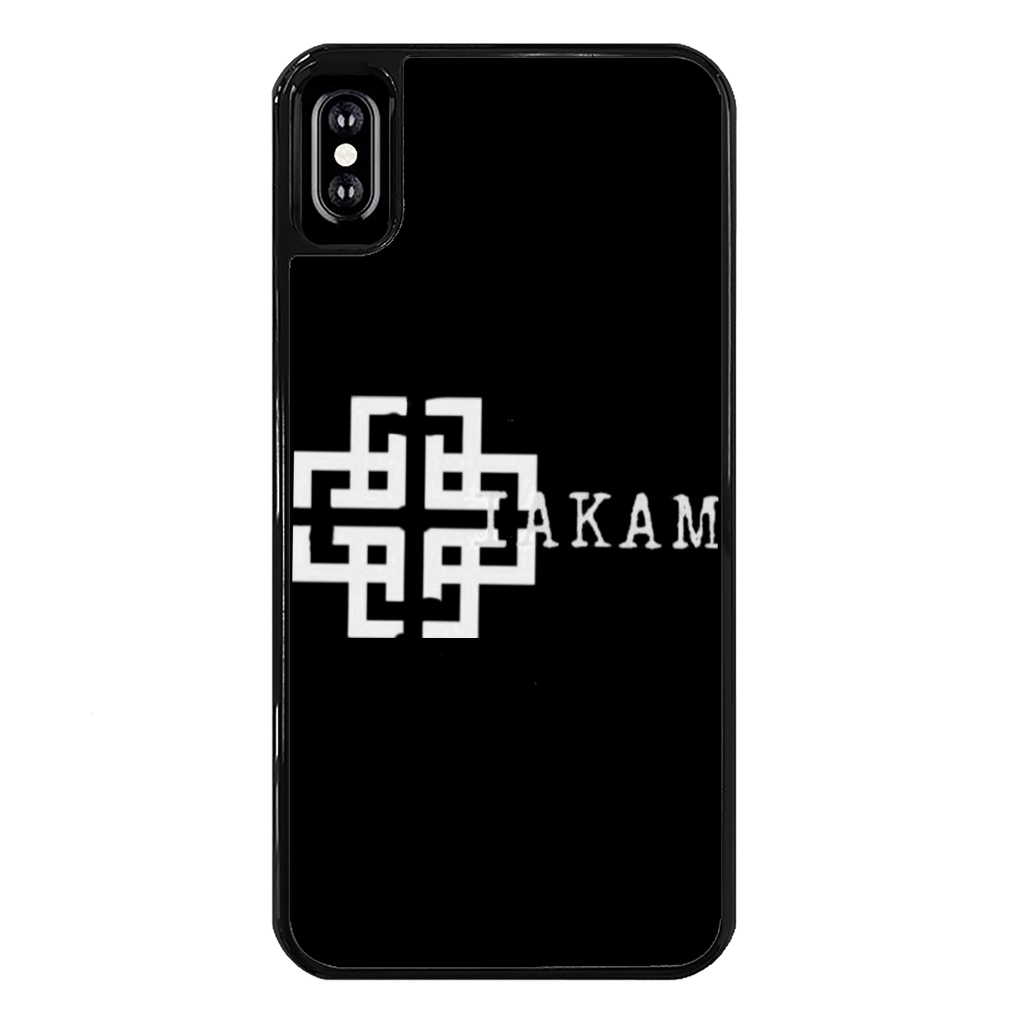 KAM S9 Back Printed Black Hard Phone Case - IAKAM