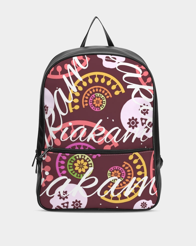 Crazy Skull 1 Classic Faux Leather Backpack - IAKAM
