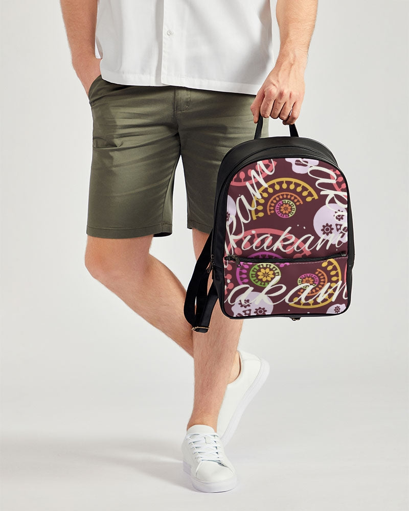 Crazy Skull 1 Classic Faux Leather Backpack - IAKAM