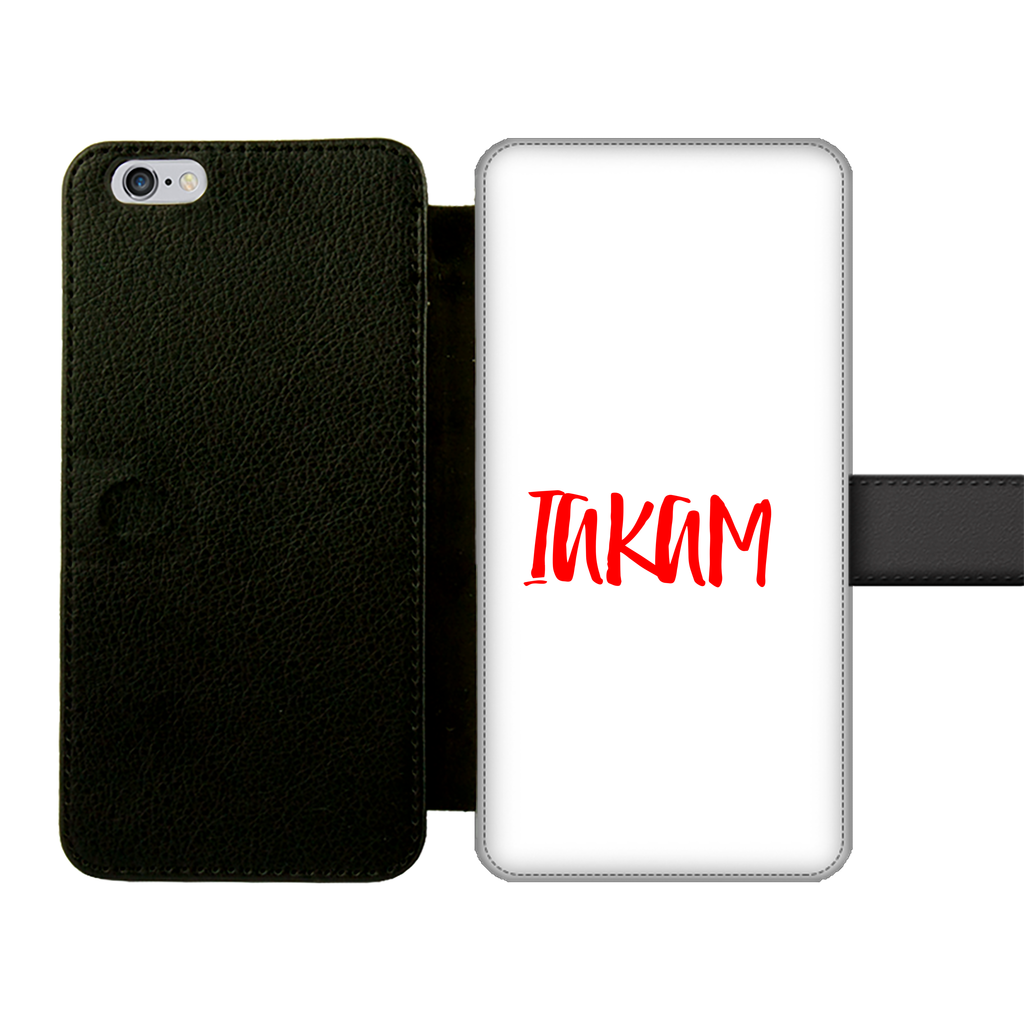 IAKAM Red Front Printed Wallet Cases - IAKAM