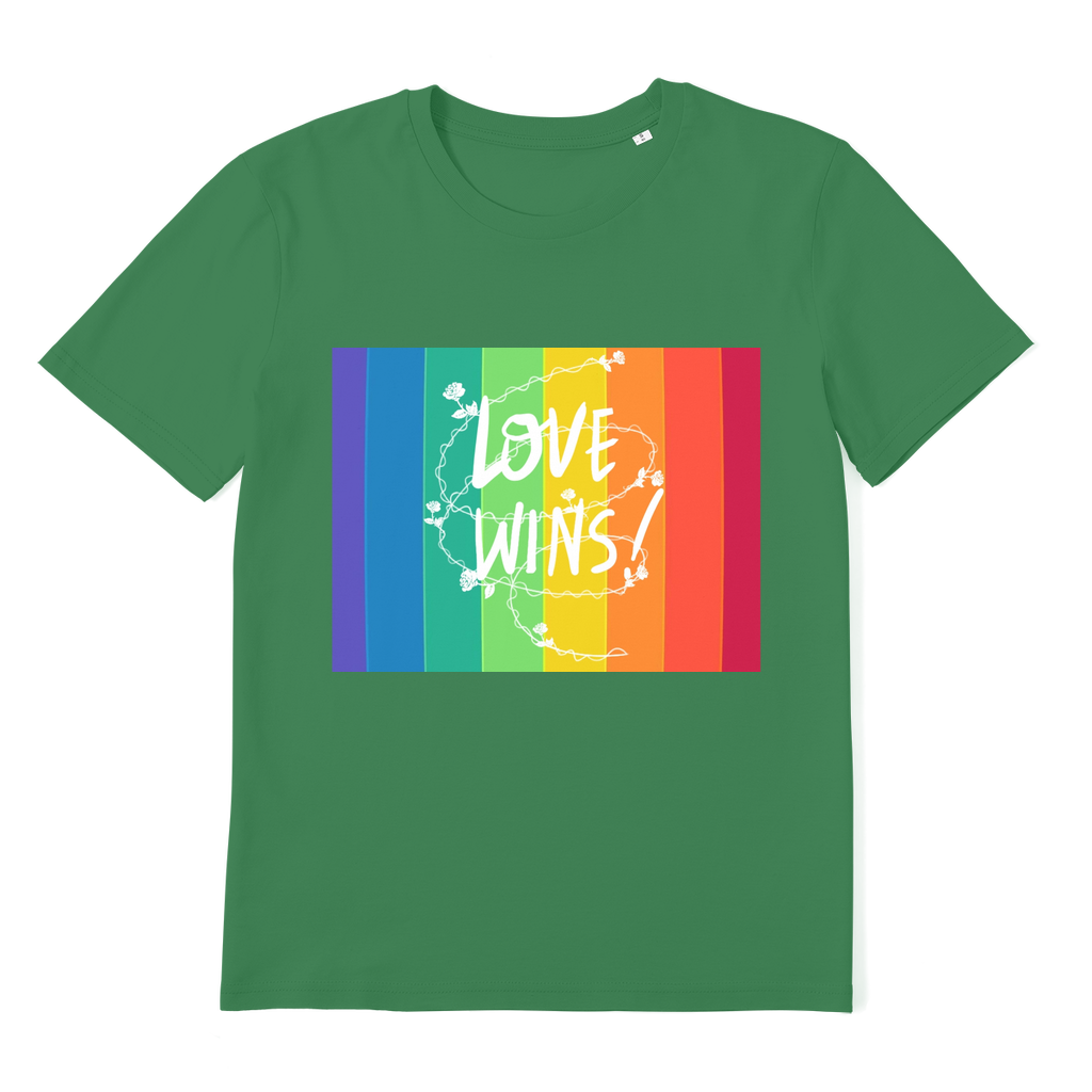 Love Wins Premium Organic Adult T-Shirt - IAKAM