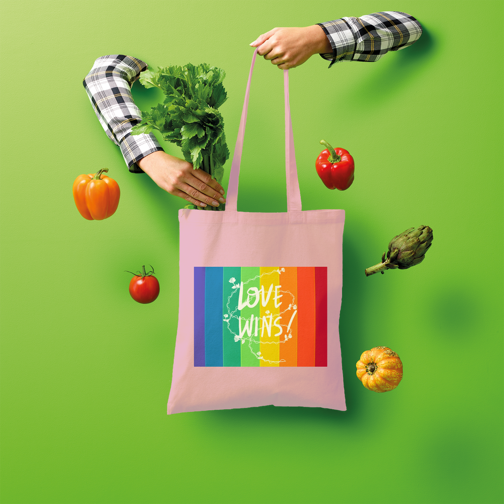 Love Wins Shopper Tote Bag - IAKAM