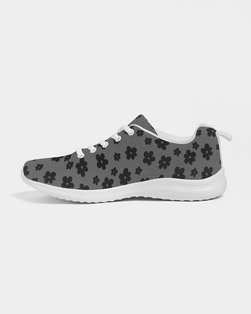 Flower Pattern Women's Athletic Shoe - IAKAM