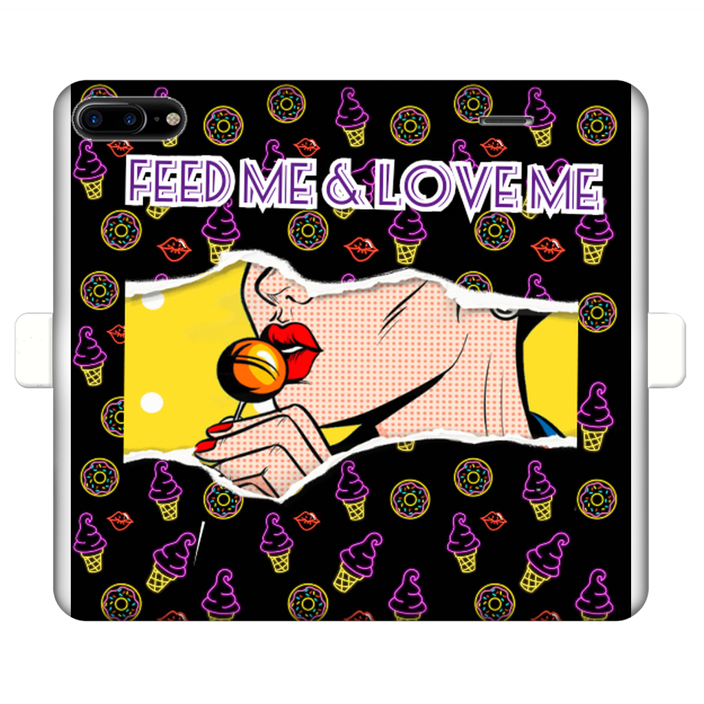 Feed Me Love Me Fully Printed Wallet Cases - IAKAM