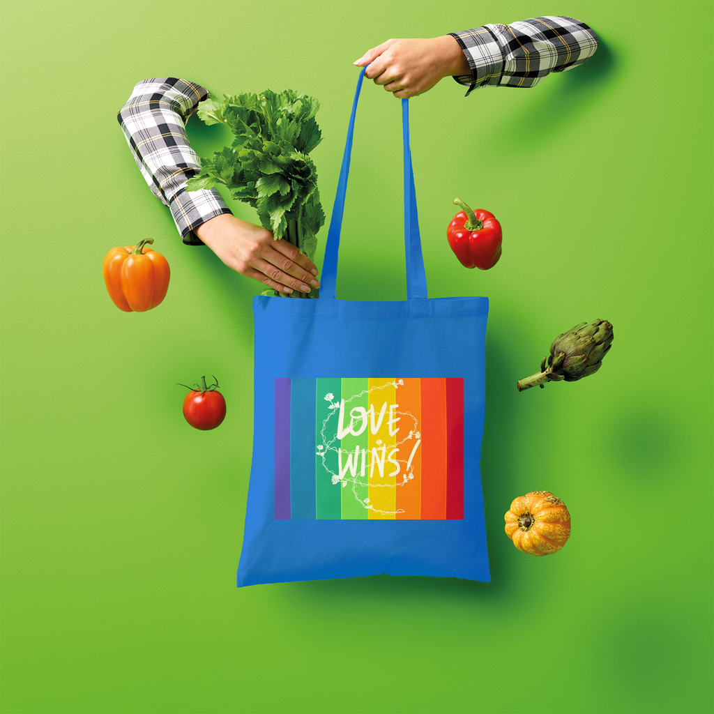 Love Wins Shopper Tote Bag - IAKAM