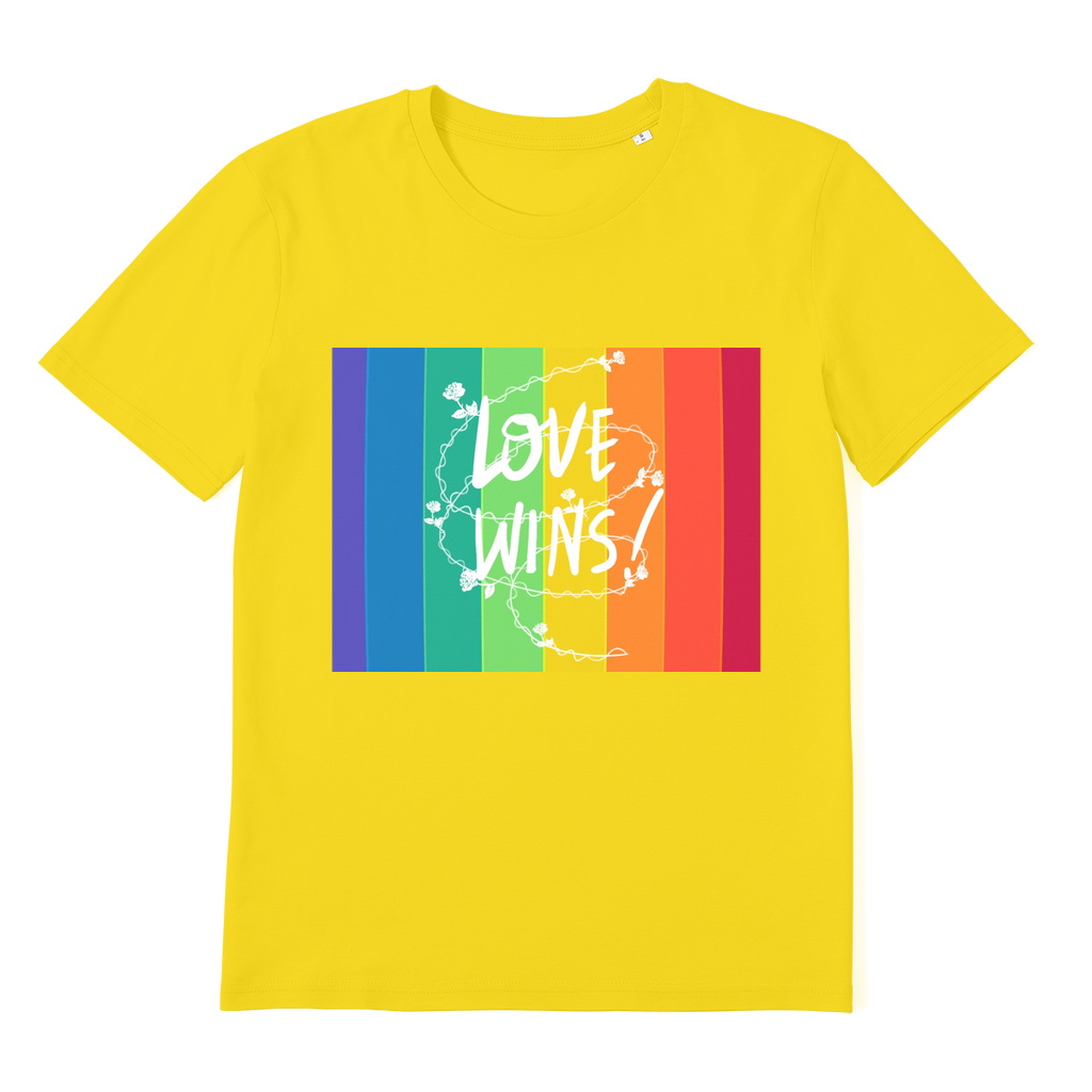 Love Wins Premium Organic Adult T-Shirt - IAKAM