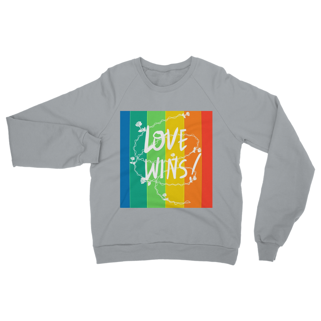 Love Wins Classic Adult Sweatshirt - IAKAM