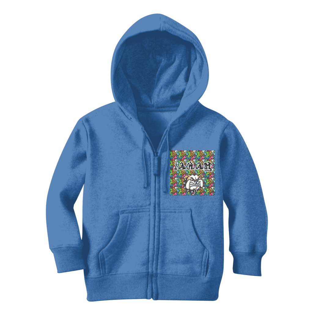 IAKAM DOG Classic Kids Zip Hoodie - IAKAM