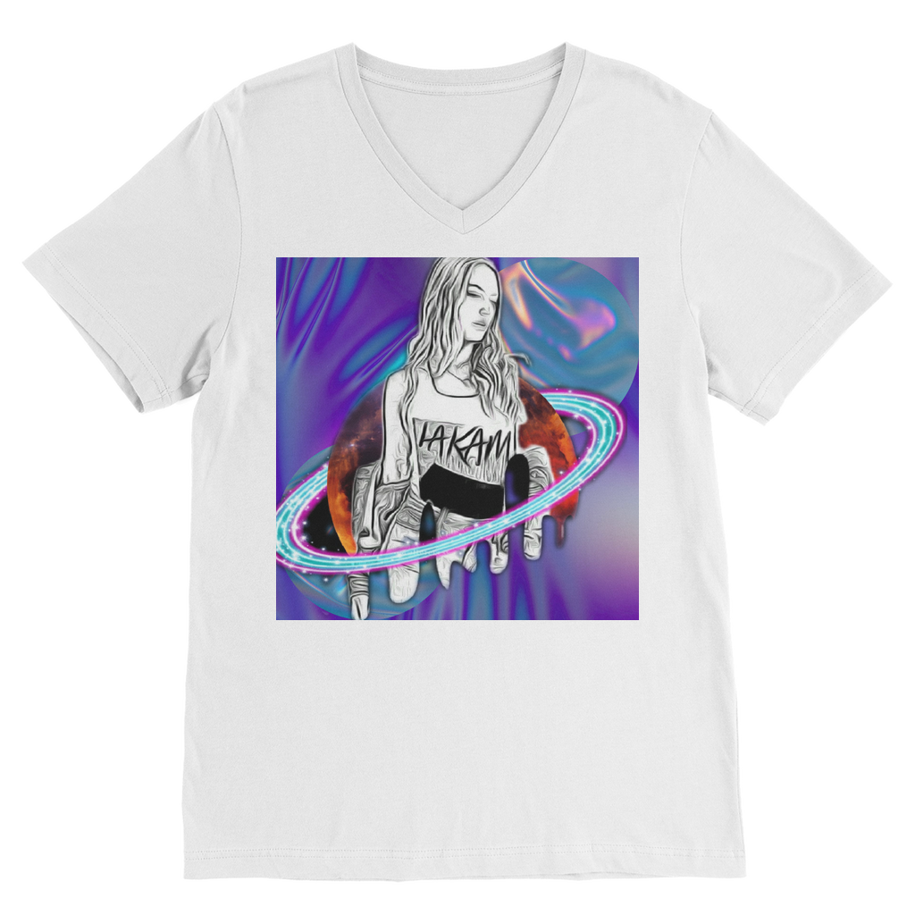 Outerspace3 Classic V-Neck T-Shirt - IAKAM