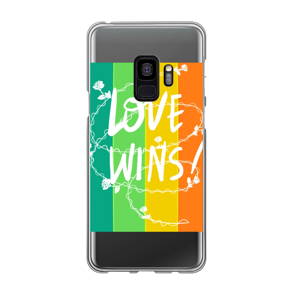 Love Wins Back Printed Transparent Soft Phone Case - IAKAM