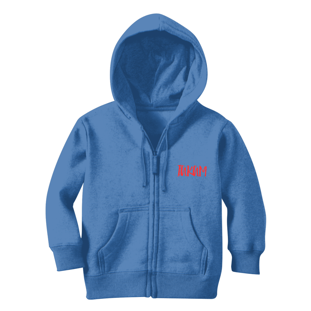 IAKAM Red Classic Kids Zip Hoodie - IAKAM