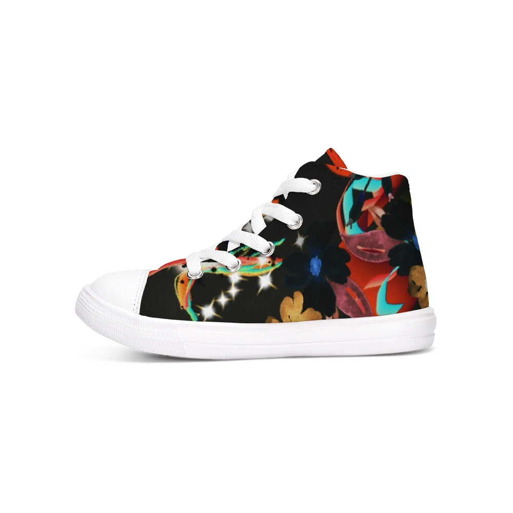 IAKAM Love Vibes Kids Hightop Canvas Shoe - IAKAM