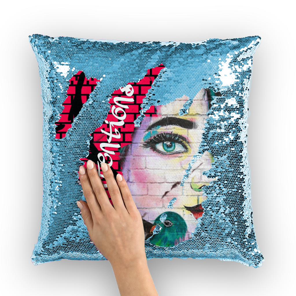 GGBI Sequin Cushion Cover Pillow - IAKAM