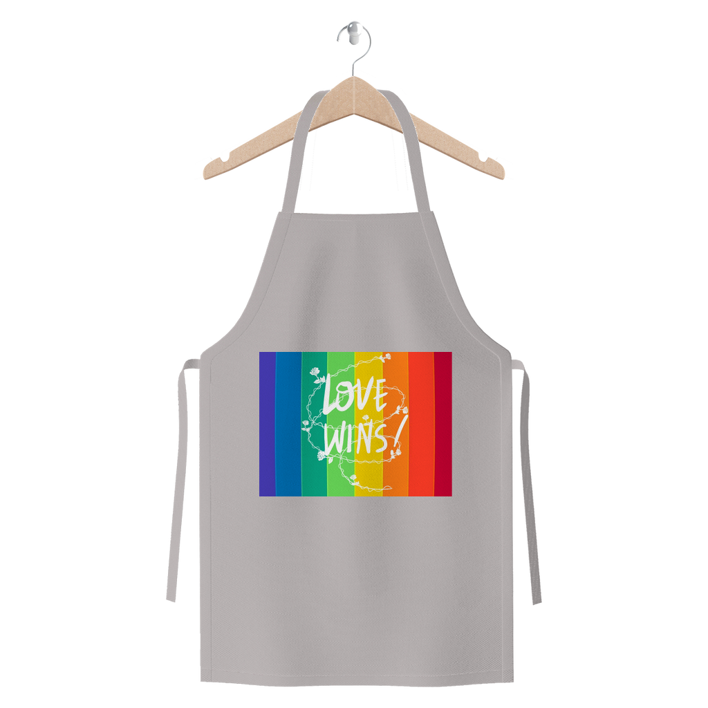 Love Wins Premium Jersey Apron - IAKAM
