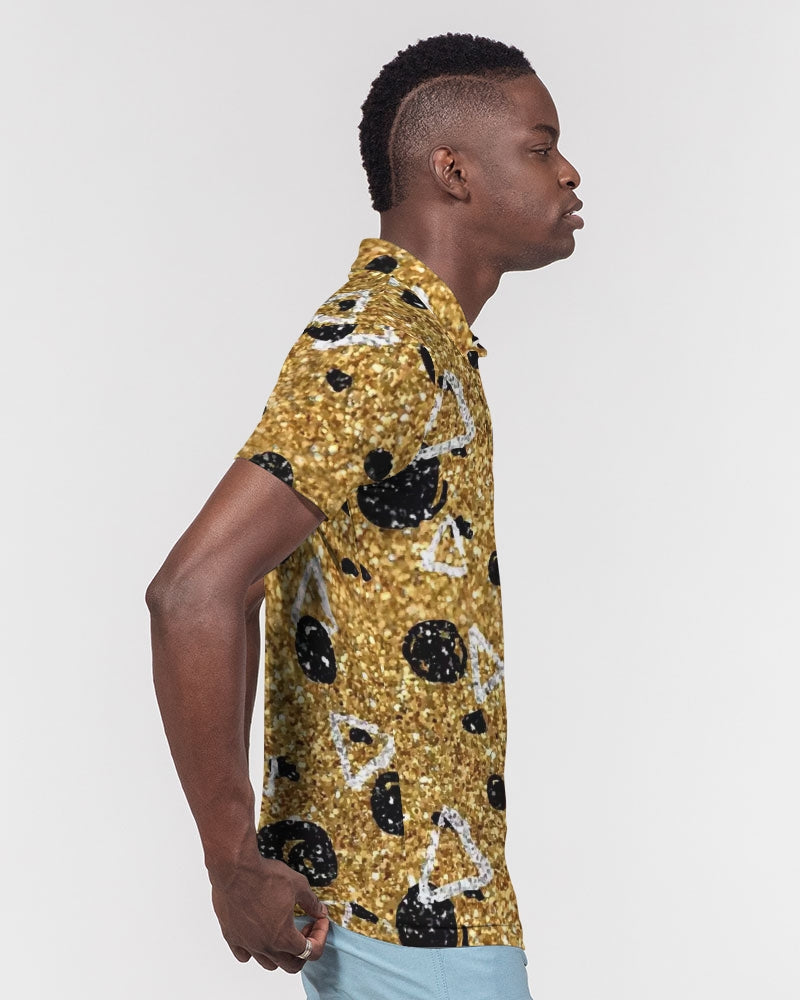 Realm Men's Slim Fit Short Sleeve Polo - IAKAM