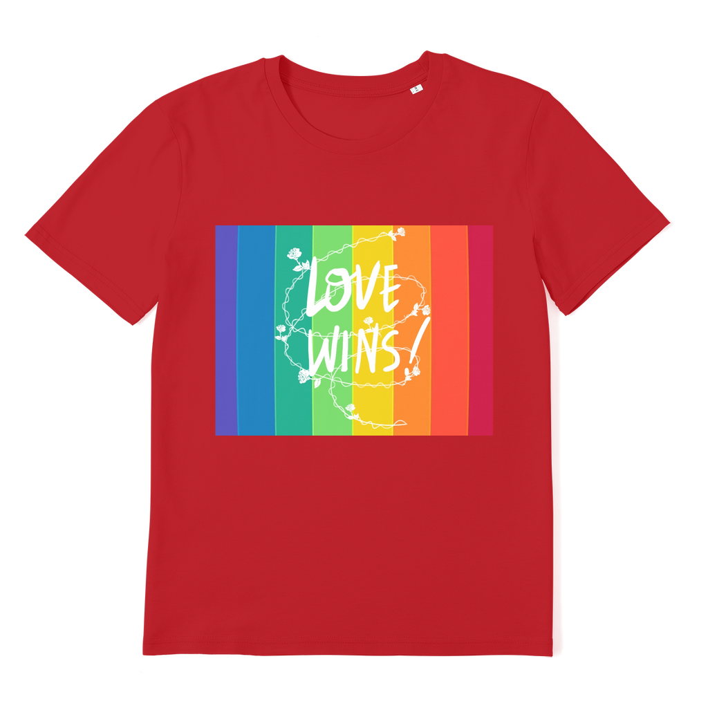 Love Wins Premium Organic Adult T-Shirt - IAKAM
