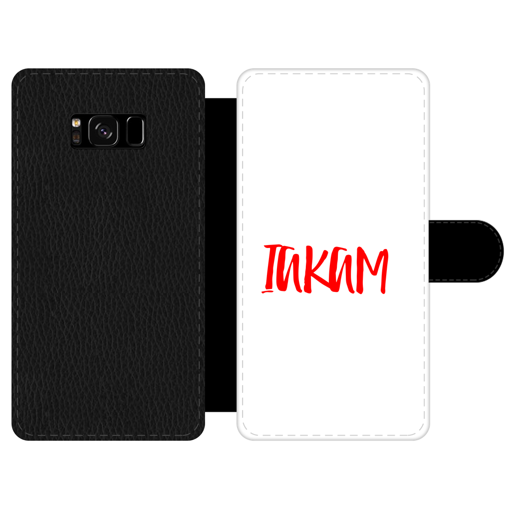 IAKAM Red Front Printed Wallet Cases - IAKAM