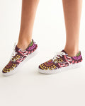 Crazy Skull 1 Women's Lace Up Canvas Shoe - IAKAM